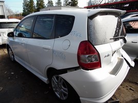 2007 Honda Fit Sport White 1.5L AT #A24864